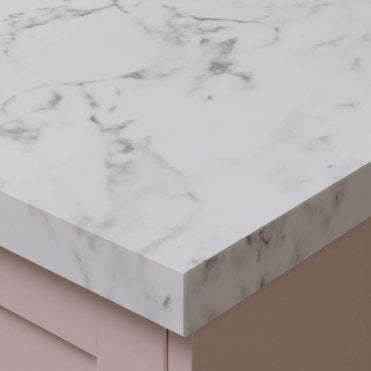 4100 x 620 x 38mm OMEGA Modern Tuscany Marble Square Edge Worktop
