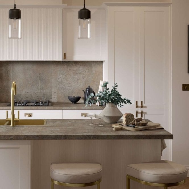 Bushboard 4100 x 900 x 38mm OMEGA Modern Caldeira Square Edge Breakfast Bar