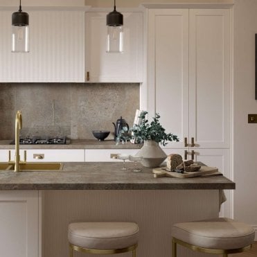 4100 x 900 x 38mm OMEGA Modern Caldeira Square Edge Breakfast Bar