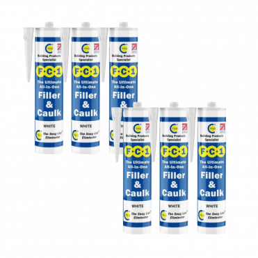 6 x FC1 All-In-One Filler and Caulk 310ml 