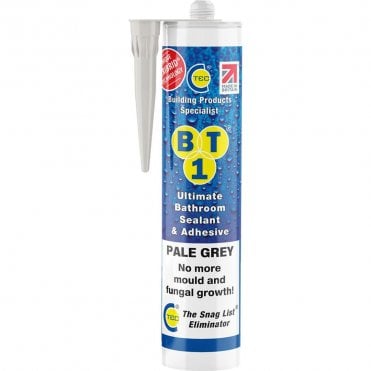 BT1 Pale Grey Ultimate Bathroom Sealant & Adhesive 290ml 