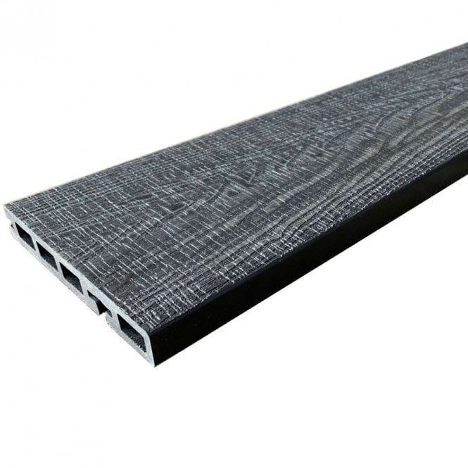 Castle Ancient Black Forest Bullnose Composite Decking Board 3600x145x22mm
