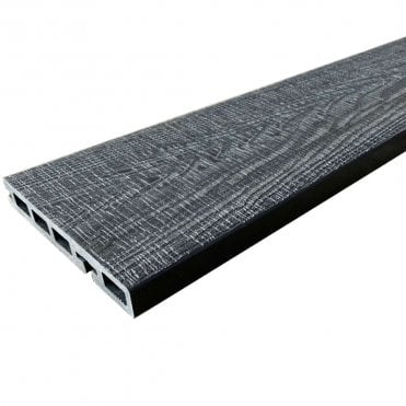 Ancient Black Forest Bullnose Composite Decking Board 3600x145x22mm