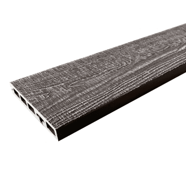 Antique Ash Forest Bullnose Composite Decking Board 3600x145x22mm
