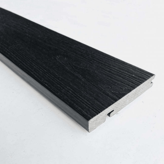 Castle Ebony Ultra Guard Bullnose Composite Decking Board 3660x138x22mm
