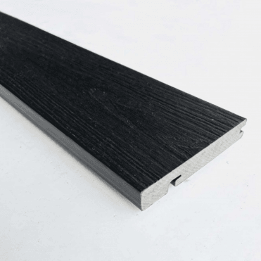 Ebony Ultra Guard Bullnose Composite Decking Board 3660x138x22mm