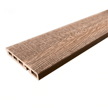 Wild Brown Forest Bullnose Composite Decking Board 3600x145x22mm