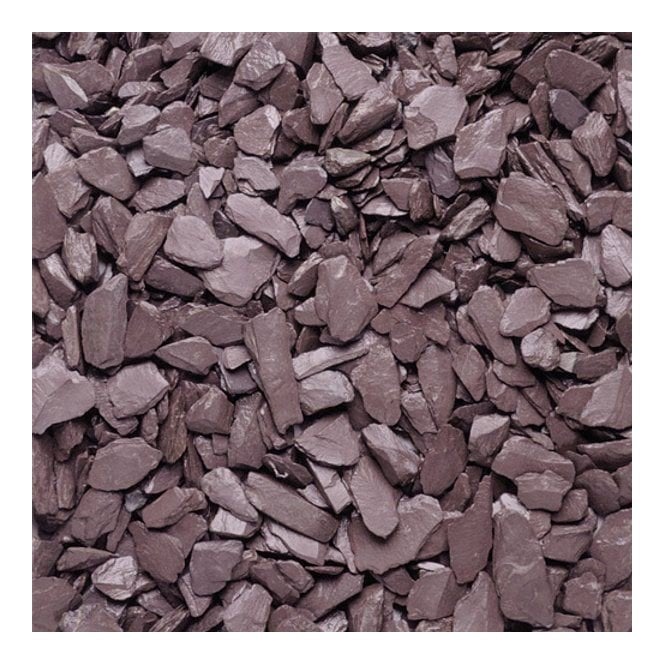 Chas Long Plum Slate Chippings Decorative Aggregate 25KG