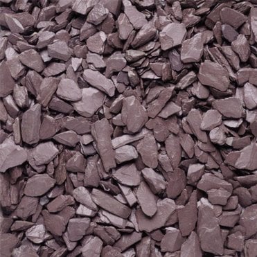 Plum Slate Chippings Decorative Aggregate 25KG