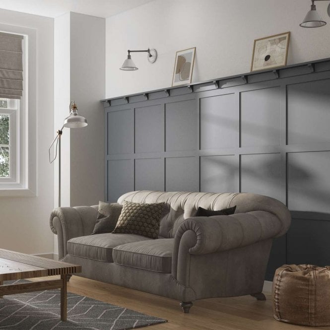Cheshire Mouldings White Primed Wall Picture Rail Kit (2400mm)