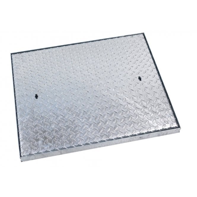 Clark Drain C9BG 750x600mm 5T Galvanised Steel Manhole Cover & Frame