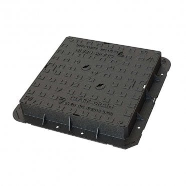 CD 1659 KMD 675x675x100mm D400 Ductile Iron Manhole Cover & Frame