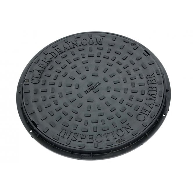 Clark Drain CD 452 450mm Inspection Chamber Manhole Round Plastic Cover/Frame