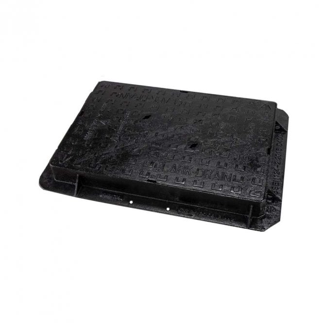Clark Drain CD 752H KMD 900x600x100mm D400 Double Triangle Ductile Iron Manhole Cover & Frame