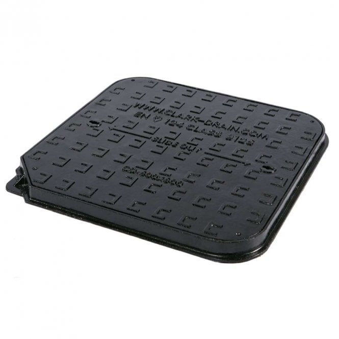 Clark Drain CD 777 KMB 600x600x40 B125 Ductile Iron Manhole Cover & Frame