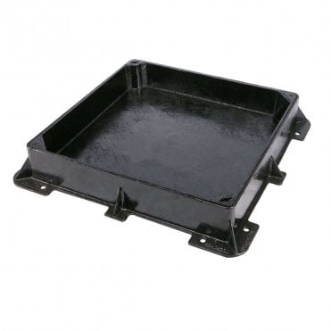 CD D630J-DSL 600x600x100mm D400 Recessed S&L Ductile Iron Manhole Cover & Frame