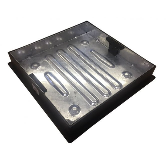 Clark Drain CD450SR 450mm 80mm Block Paving Square-To-Round Manhole Cover