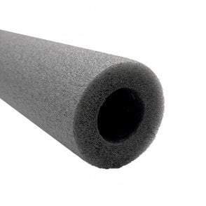 22mm x 9mm Polyethylene Grey Foam Pipe Insulation (1m Length)