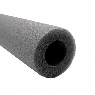 28mm x 13mm Polyethylene Grey Foam Pipe Insulation (1m Length)
