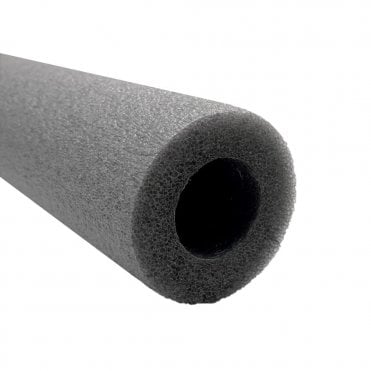 50x 28mm x 9mm Polyethylene Grey Foam Pipe Insulation (1m Length)