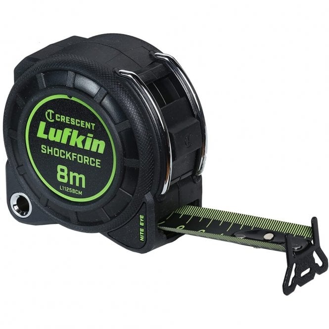 CRESCENT Lufkin® LUFNEDS8M Shockforce Night Eye Dual-Sided Tape 8m (Width 30mm)