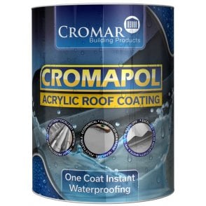 Cromapol Acrylic Roof Coating - 5kg Opaque
