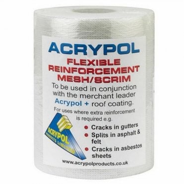 Acrypol Flexible Reinforcement Scrim White 15cm x 20m