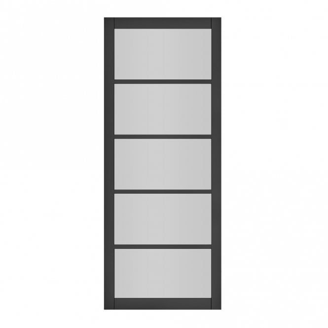 Deanta Black Pre-Finished Shoreditch Glazed Internal Door