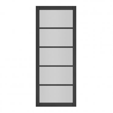 Black Pre-Finished Shoreditch Glazed Internal Door