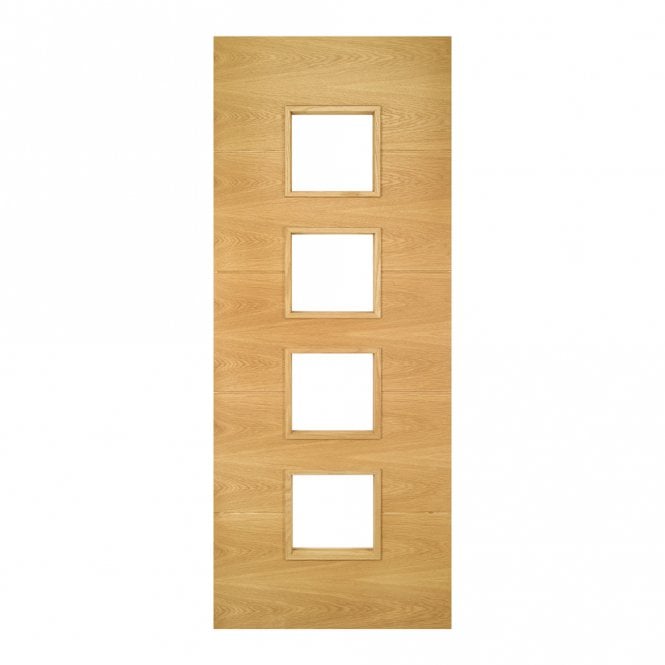 Deanta Oak Pre-Finished Augusta Glazed Internal Door