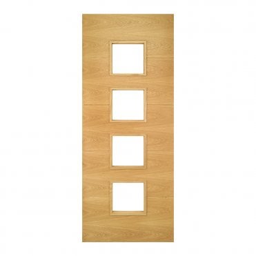 Oak Pre-Finished Augusta Glazed Internal Door