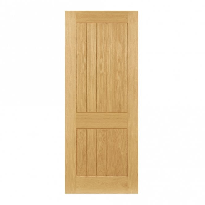 Deanta Oak Pre-Finished Ely 2 Panel Internal Door