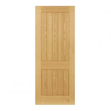 Oak Pre-Finished Ely 2 Panel Internal Door