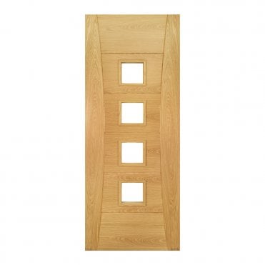 Oak Pre-Finished Pamplona Glazed Fd30 Internal Fire Door