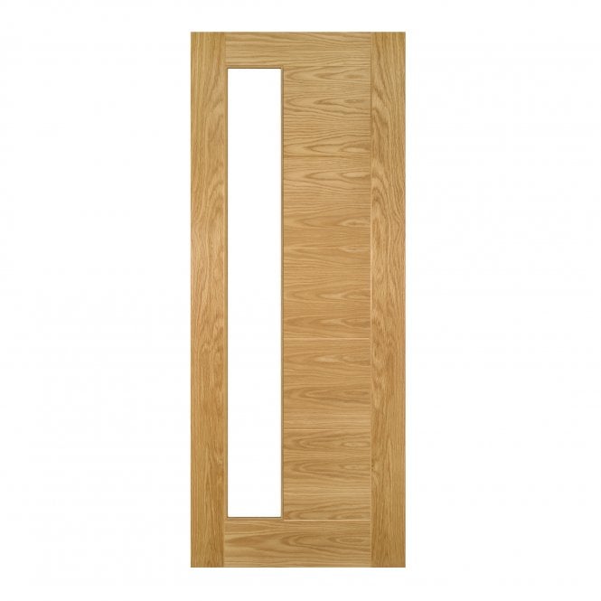 Deanta Oak Pre-Finished Seville 1Sl Glazed Internal Door