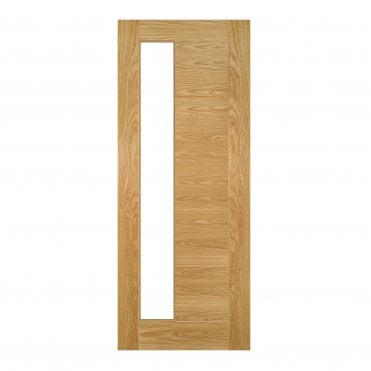 Oak Pre-Finished Seville 1Sl Glazed Internal Door