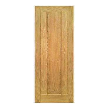 Oak Un-Finished Norwich Chrome Fd30 Internal Fire Door