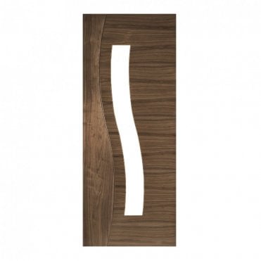 Walnut Pre-Finished Cadiz Glazed Internal Door