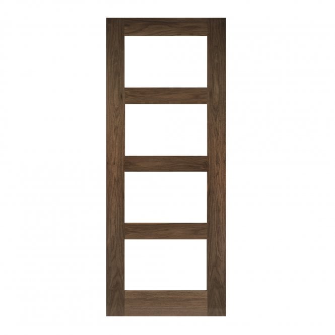 Deanta Walnut Pre-Finished Coventry Glazed Fd30 Int Fire Door