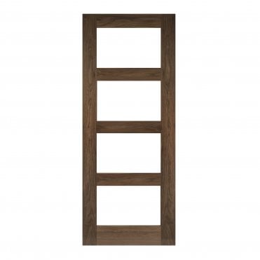 Walnut Pre-Finished Coventry Glazed Fd30 Int Fire Door