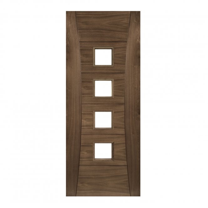 Deanta Walnut Pre-Finished Pamplona Glazed Internal Door