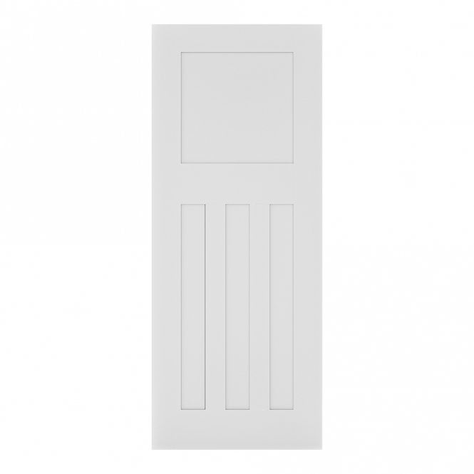 Deanta White Primed Cambridge Fd30 Internal Fire Door