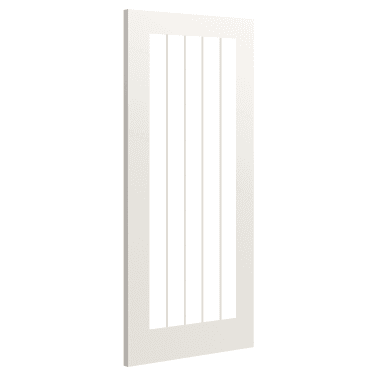 White Primed Ely Glazed (1L Full) Internal Door