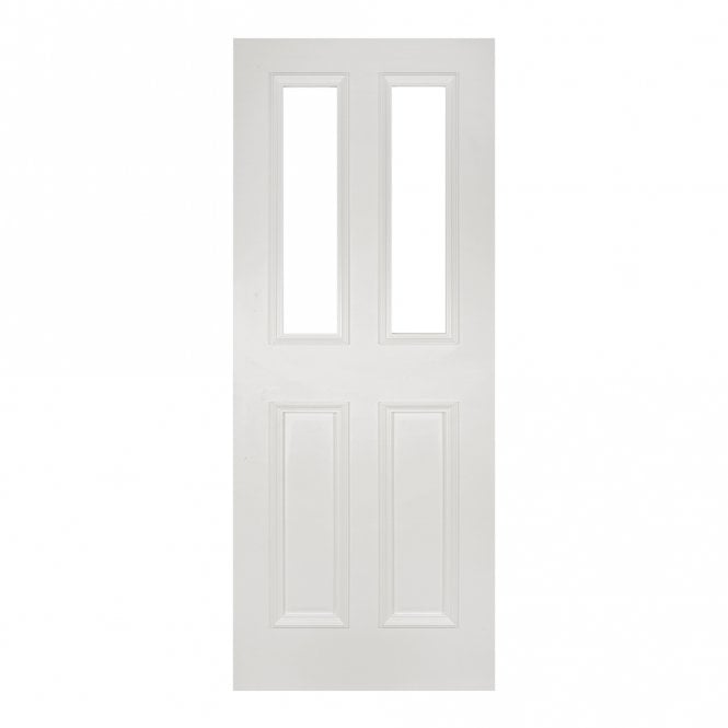 Deanta White Primed Rochester Glazed Internal Door