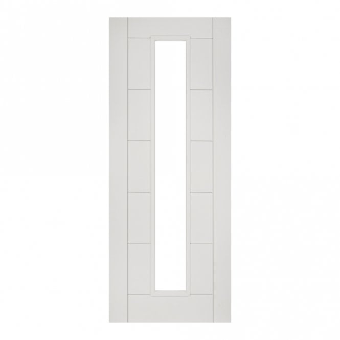 Deanta White Primed Seville Glazed 1L Internal Door