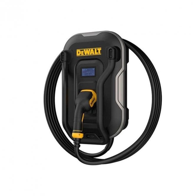 Dewalt 32A WallBox 1-Phase EV Electric Vehicle Charger with 2.5m Cable