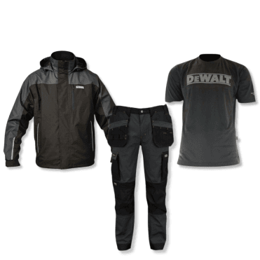 Albany Slim Fit Trousers, T Shirt & Storm Jacket Bundle