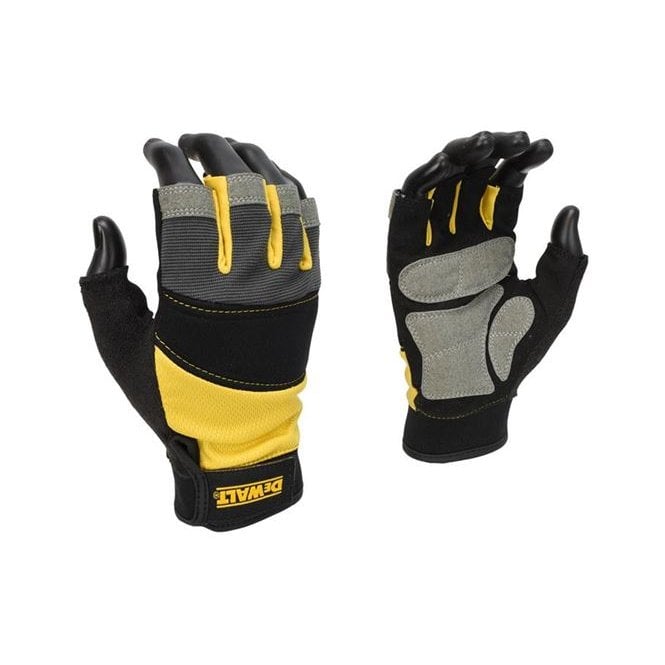 Dewalt Fingerless Performance Gloves Size Large - Safety Work Gloves