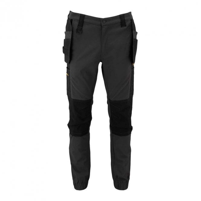 Dewalt Pritchard Grey/Black Stretch Trouser with Elasticated Hem
