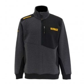 Redland Grey/Black 1/4 Zip 300 GSM Sweatshirt